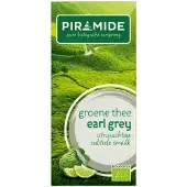 Piramide 3x Biologische Groene Theezakjes Earl Grey 20 Stuks