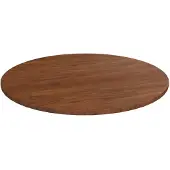 vidaXL Tafelblad rond Ø80x1,5 cm bewerkt massief eikenhout donkerbruin