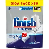 Finish Quantum All-in-1 Vaatwastabletten Regular (80 vaatwastabletten)