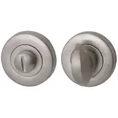 Hardbrass Artax toilet-/badkamersluiting rond 8mm - PVD Inox