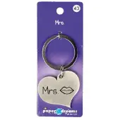 Paper Dreams Hart sleutelhanger - Mrs. (zoen)