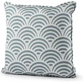 Extreme Lounging - b-cushion pattern shell - lounge- en sierkussen - binnen & buiten - uv- en waterbestendig - 50x50cm - sea blue