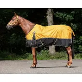 QHP Regendeken turnout de luxe met fleecevoering Sunflower-165