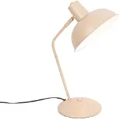 QAZQA Retro Tafellamp Beige - Milou