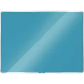Leitz Cosy Glazen, Magnetisch Whiteboard Met Montageset - Glassboard Inclusief Microvezeldoek, Uitwisbare Marker Met Wisser - 600x400mm- Ideaal Voor Thuiskantoor/Thuiswerken - Sereen Blauw