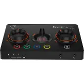 Creative Labs Sound Blaster GC7 Gamestreaming USB-DAC en verstrerker met programmeerbare knoppen en Super X-Fi (zwart)
