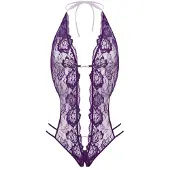 Christine le Duc - Kanten Body Renee - Paars - L/XL