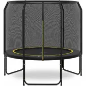 Magic Jump Fiber Black trampoline 251 cm met veiligheidsnet