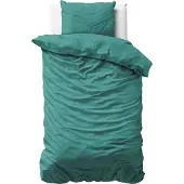 Primaviera Deluxe Dekbedovertrek Satin Dark Green Katoensatijn-140 x 200 / 220 cm | 1-Persoons