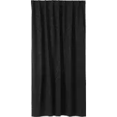 Karwei Kant & klaar Gordijn - Zwart (1010) - 140x280cm - Plooiband