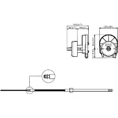 Ultraflex M58 19ft / 5‚79 m Besturingskabel