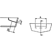 Ultraflex Uc128-obf/1 Front Mount Cylinder Zilver