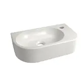 Luca Varess Rondo handenwasser 41 x 22 cm mat witte porselein