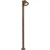 QAZQA Modern buiten paaltje roestbruin 100 cm IP44 verstelbaar - Ciara