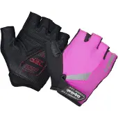 Gripgrab ProGel HiVis Pink Short Gloves