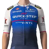 Castelli Climber's 3.1 wielershirt Blauw Belgian Wit Quick-Step, Maat XL
