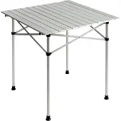 Basic Nature - Roll Table Small - Campingtafel 70 x 70 cm, grijs