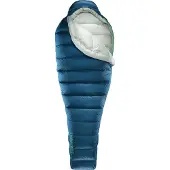 Therm-a-Rest Hyperion 20F/-6C UltraLight Blue Sleeping Bag || Maat: Long - Rits Links