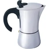 Basic Nature - Espresso Maker Edelstahl 4 Tassen, stainless steel
