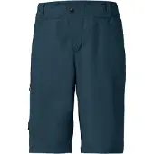 Vaude - Ledro Shorts - Fietsbroek S, blauw