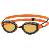 Zoggs Predator Pol Ultra Polarized Swimming Goggles Oranje,Grijs Regular