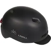 LIVALL - Helm - C21 Smart Bicycle - Groot 57-61 cm - Geschikt voor Speed Pedelec & Bromfiets - SOS-functie - Remlicht - Zwart