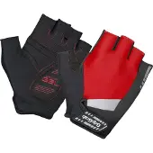 Gripgrab - SuperGel Padded Korte Vinger Zomer Fietshandschoenen Wielrenhandschoenen met Padding - Rood - Unisex - Maat L