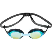 Arena Cobra Swipe Mirror Goggles Zwart Geel