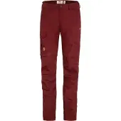 Fjällräven - Women's Karla Pro Zip-Off Trousers - Afritsbroek 38 - Raw Length, rood