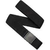 Arcade Belts A2 Atlas Unisex Avontuurlijke Riem: Stevige Stretch, Metalen Vrije Gesp, Zwart