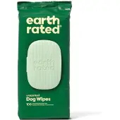 Earth Rated 12x Dog Wipes Schoonmaakdoekjes Geurloos 100 Doekjes