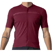 Castelli Unlimited Allroad Bordeaux Short Sleeve Jersey