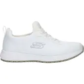 SKECHERS Dames Squad Slipbestendige Veter Veiligheidsschoenen