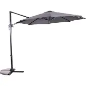 Lesli Living Zweefparasol Libra - Grijs - Ø3 Meter -