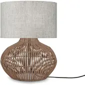 Good&Mojo LED Tafellamp Kalahari | 1X E27 Max 40W | Natural/Linen Light