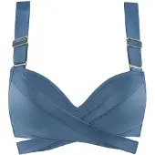 Marlies Dekkers Badmode Push Up Bikinitop Cache Coeur | Maat: 75E | Kleur: Jeans Blauw