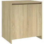 vidaXL Dressoir 70x41x75 cm bewerkt hout sonoma eikenkleurig