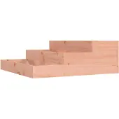 vidaXL Plantenbak 78x78x27 cm massief douglashout