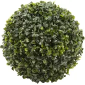 Everlands Buxus bol kunstplant - D26 cm - groen - kunststof - Kunstplanten