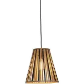 Good&Mojo Bamboe LED Hanglamp Merapi | 1X E27 Max 60W | Natural/Black
