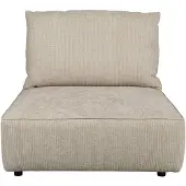 Zuiver Hunter Bank 1,5 Zits met Rug Element - Sand
