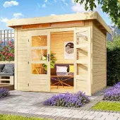 Karibu Woodfeeling tuinhuis Kandern 3, in natuurlijke staat; 82986