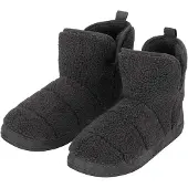 Apollo - Hoge sloffen - Heren - Antraciet - Teddy Wol - Maat 43/44 - Sloffen - Pantoffels heren - Pantoffels heren maat 43 - Sloffen heren maat 43