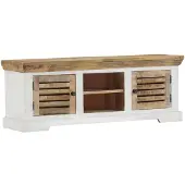 vidaXL Tv-meubel 110x30x40 cm massief mangohout