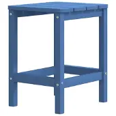 vidaXL Tuintafel Adirondack 38x38x46 cm HDPE aquablauw