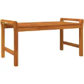vidaXL Salontafel 100x50x50 cm massief acaciahout