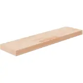 vidaXL Plank 80x20x4 cm onbehandeld massief eikenhout