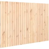 vidaXL Wandhoofdbord 159,5x3x110 cm massief grenenhout