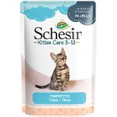 Schesir Kattenvoer Kitten 3-13 Tonijn In Gelei 85 Gr