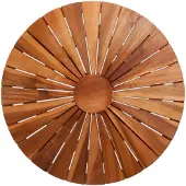 Casaria Tuintafel Sunrise Bruin Acaciahout Ø70cm